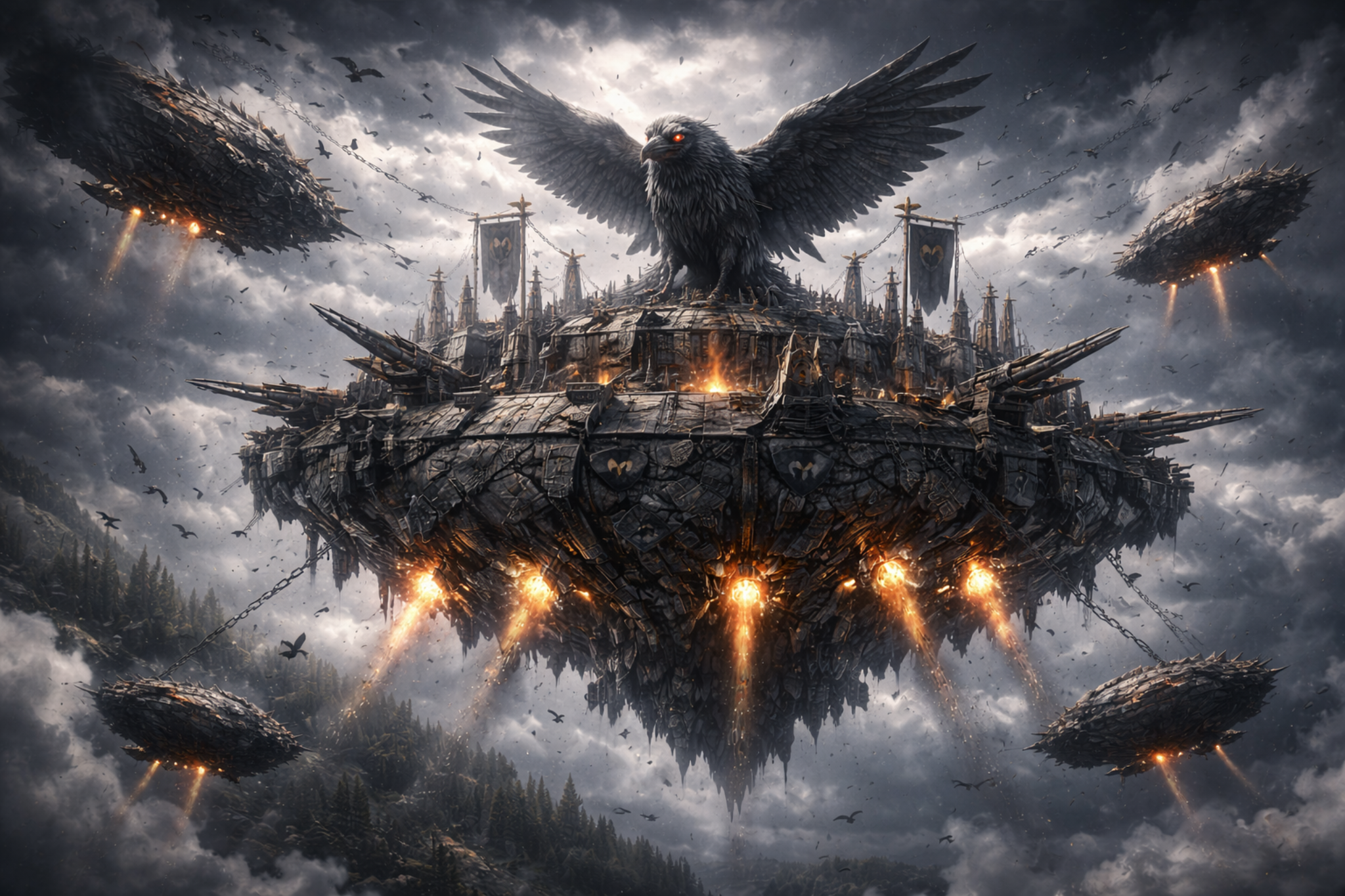 Birds of War storm sky invasion omen